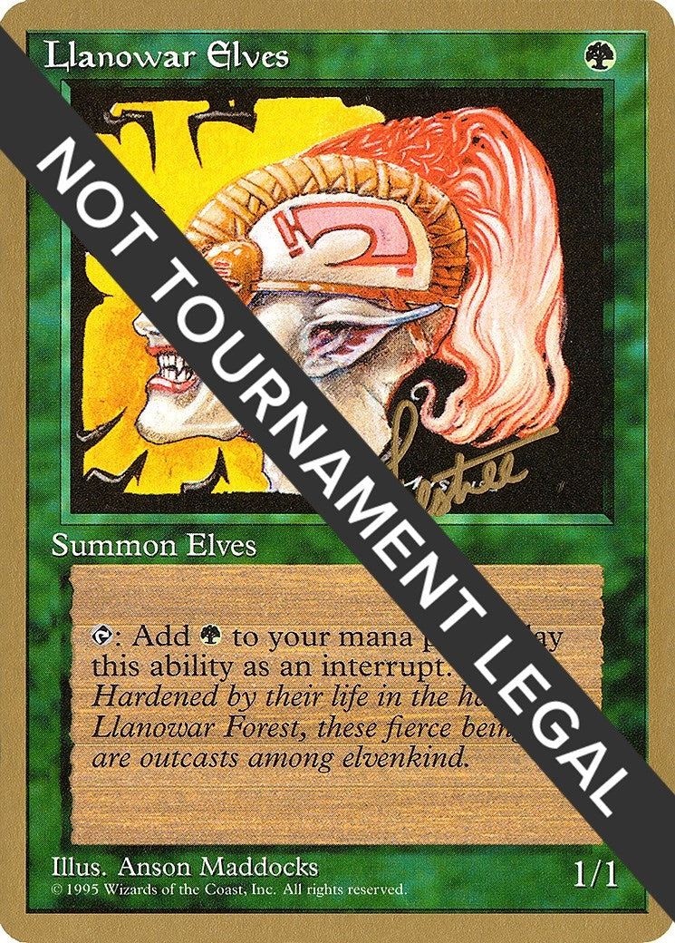 Llanowar Elves 1996 Bertrand Lestree 4ED [WCD]