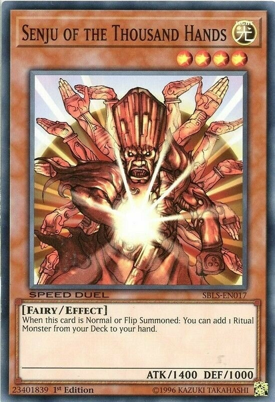 Senju of the Thousand Hands [SBLS-EN017] Super Rare