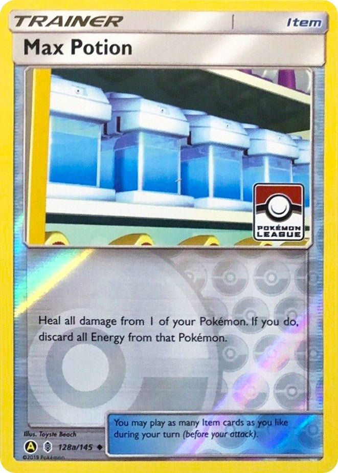 Max Potion 128a 145 Pokemon League (128a/145) [PR]