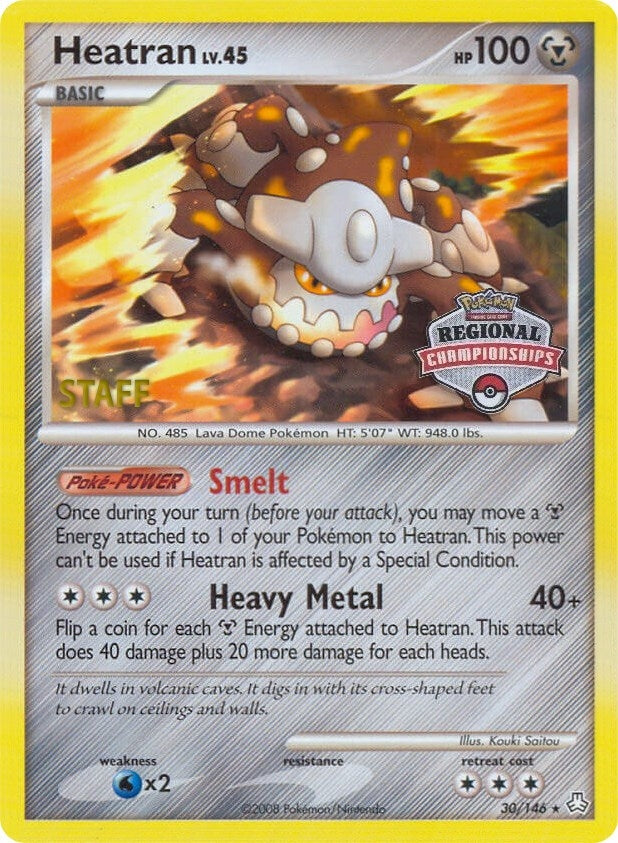 Heatran 30 146 Regional Championships Staff (030/146) [PR]