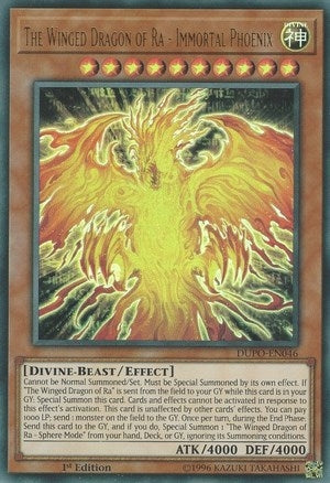 The Winged Dragon of Ra Immortal Phoenix (DUPO-EN046) [DUPO]