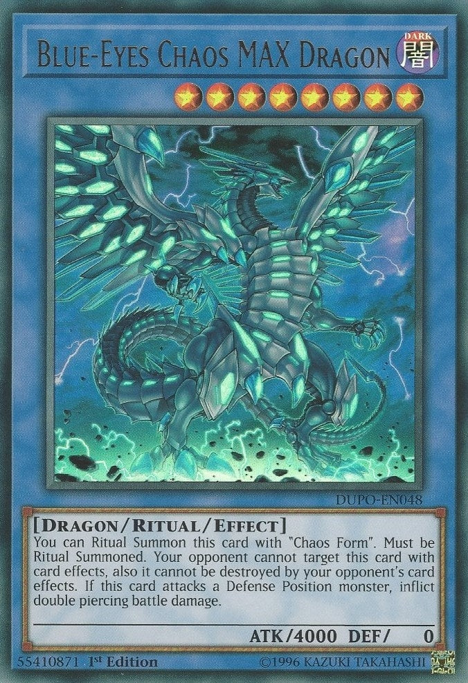 Blue Eyes Chaos MAX Dragon (DUPO-EN048) [DUPO]