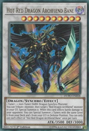 Hot Red Dragon Archfiend Bane (DUPO-EN058) [DUPO]