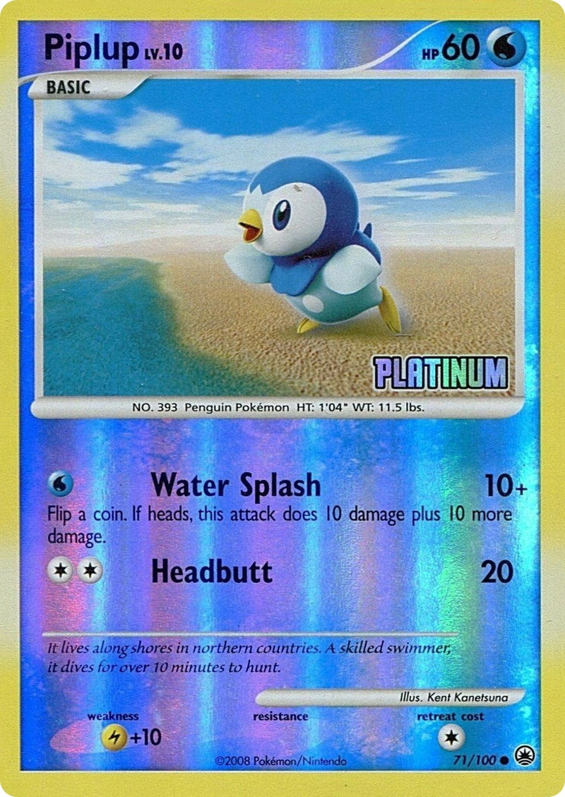 Piplup 71 100 Platinum (071/100) [BKP]