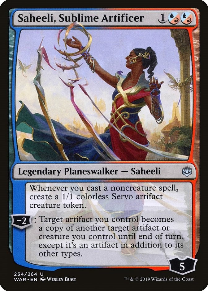 Saheeli Sublime Artificer (234) [WAR]