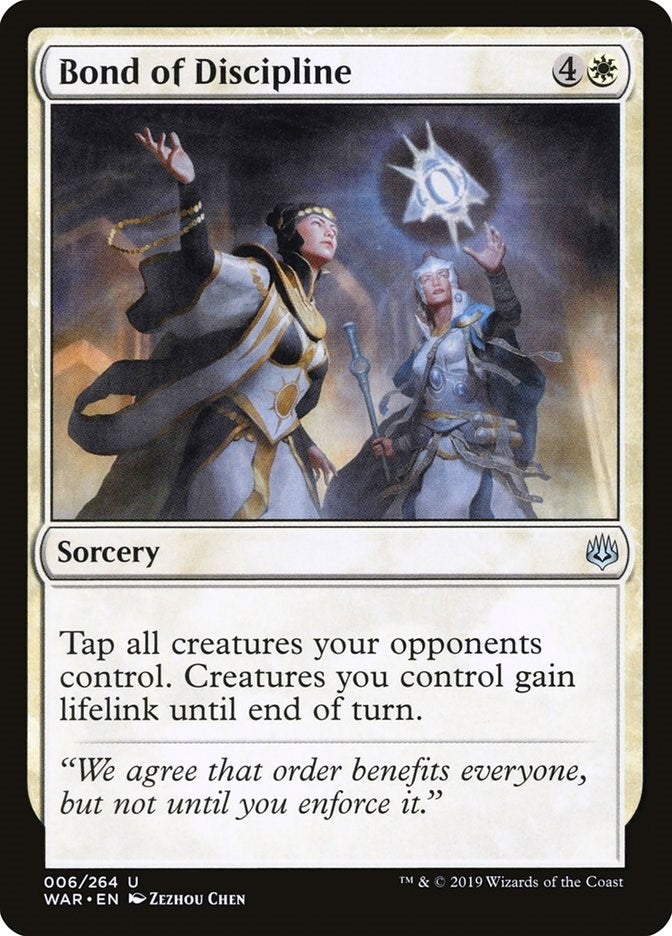 Bond of Discipline (6) [WAR]