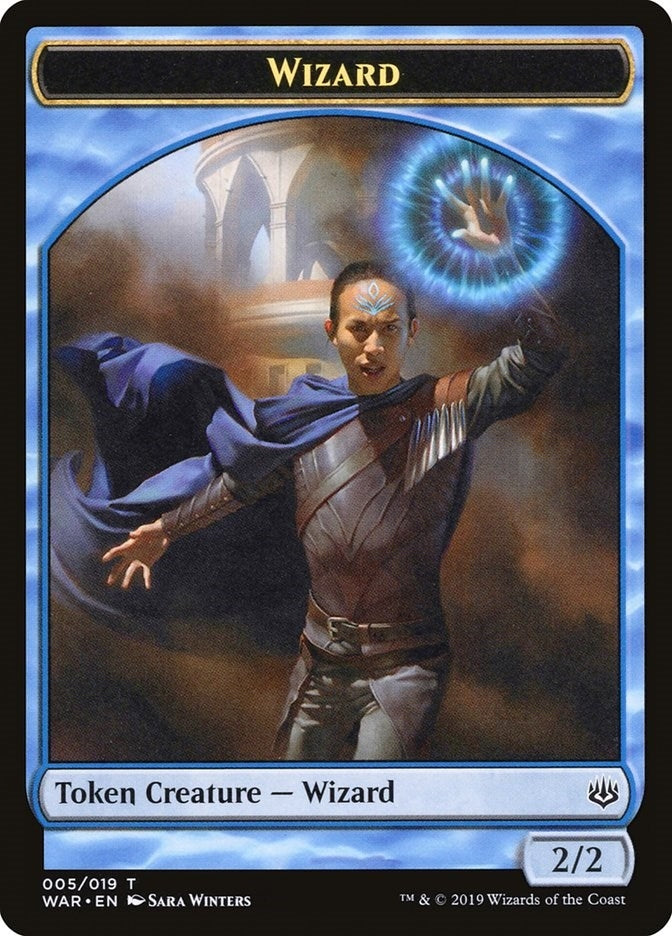 Wizard Token (5) [WAR]