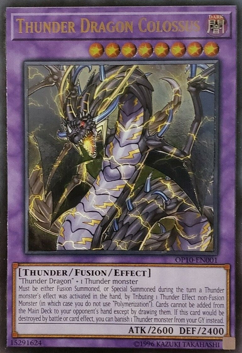 Thunder Dragon Colossus UTR (OP10-EN001) [OP10]