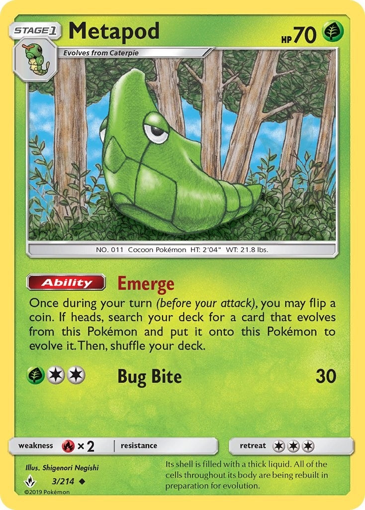 Metapod (3/214) [SM10]