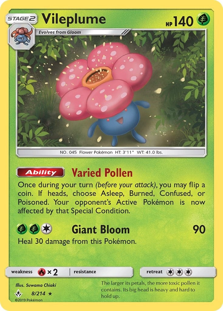 Vileplume (8/214) [SM10]