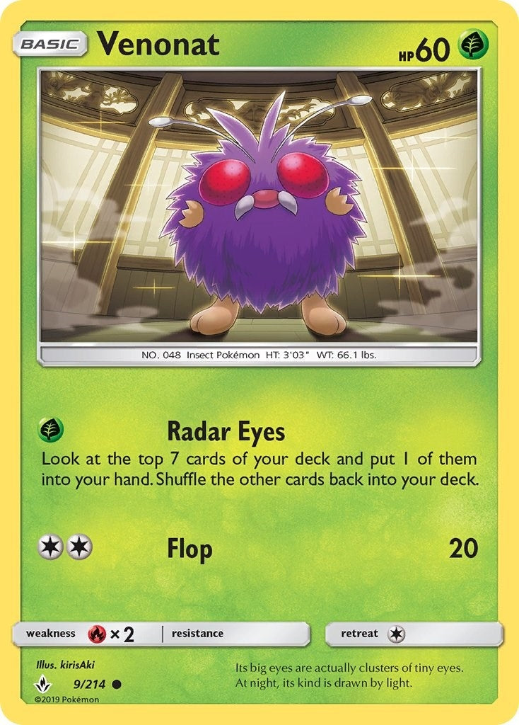 Venonat 9 (9/214) [SM10]
