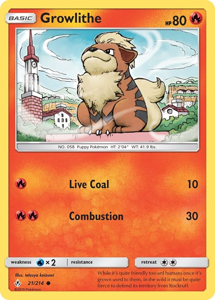 Growlithe (21/214) [SM10]