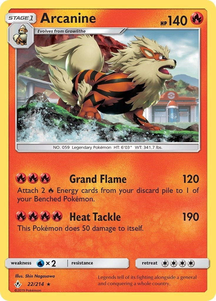 Arcanine (22/214) [SM10]