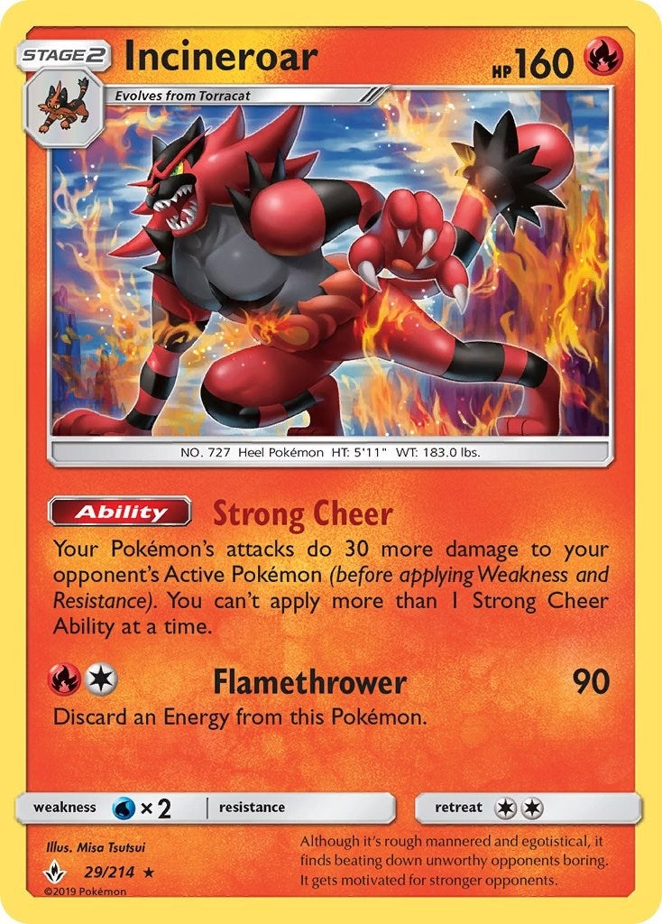Incineroar (29/214) [SM10]