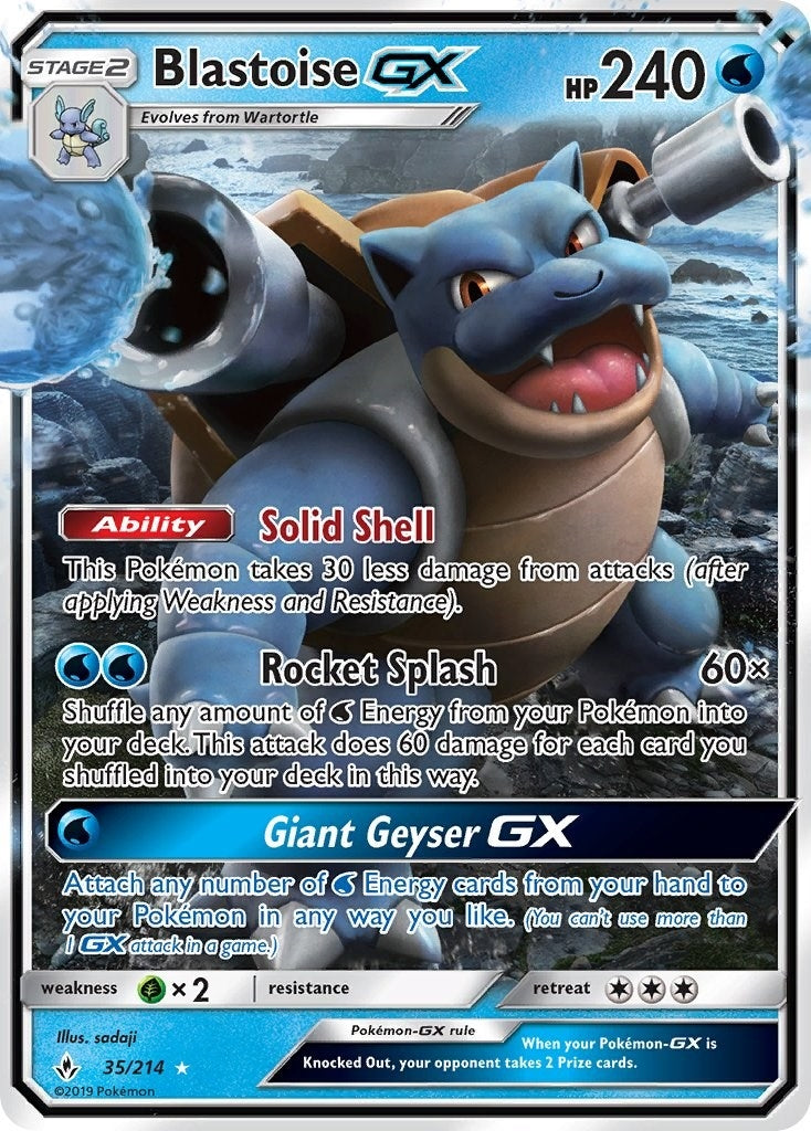 Blastoise GX (35/214) [SM10]