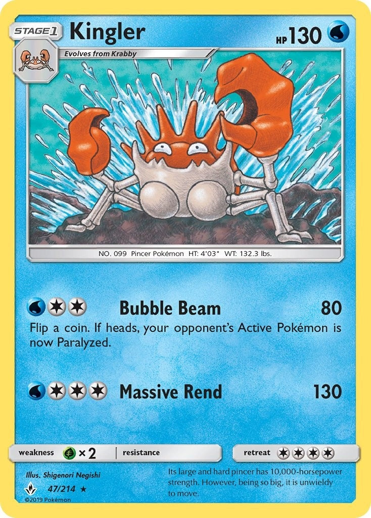 Kingler (47/214) [SM10]