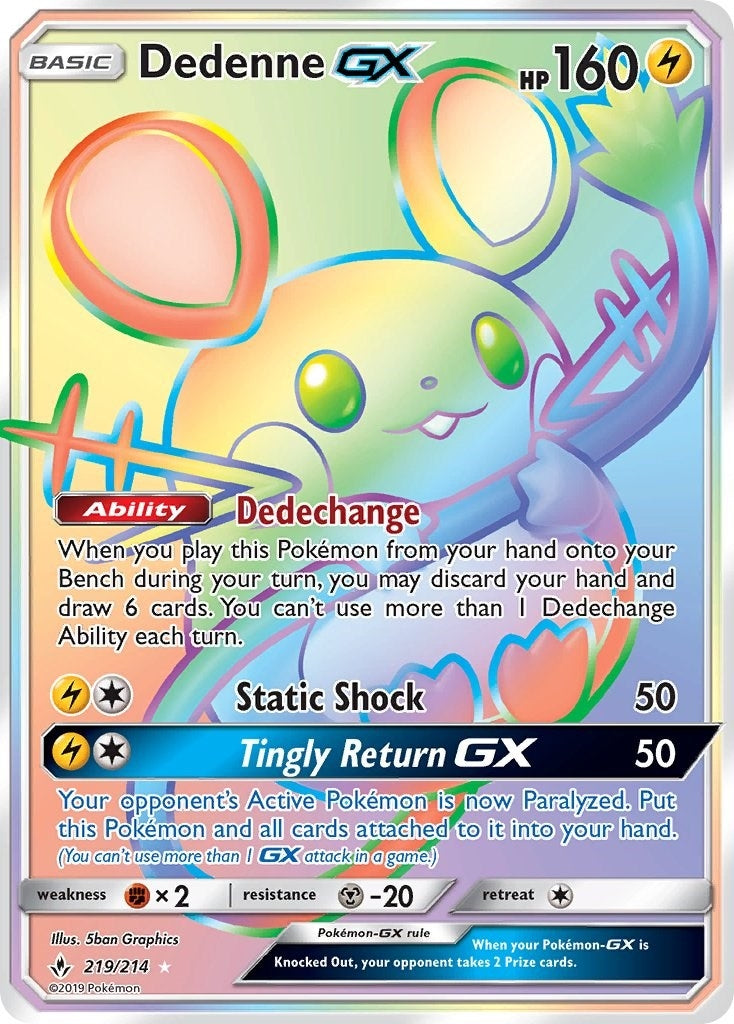Dedenne GX Secret (219/214) [SM10]