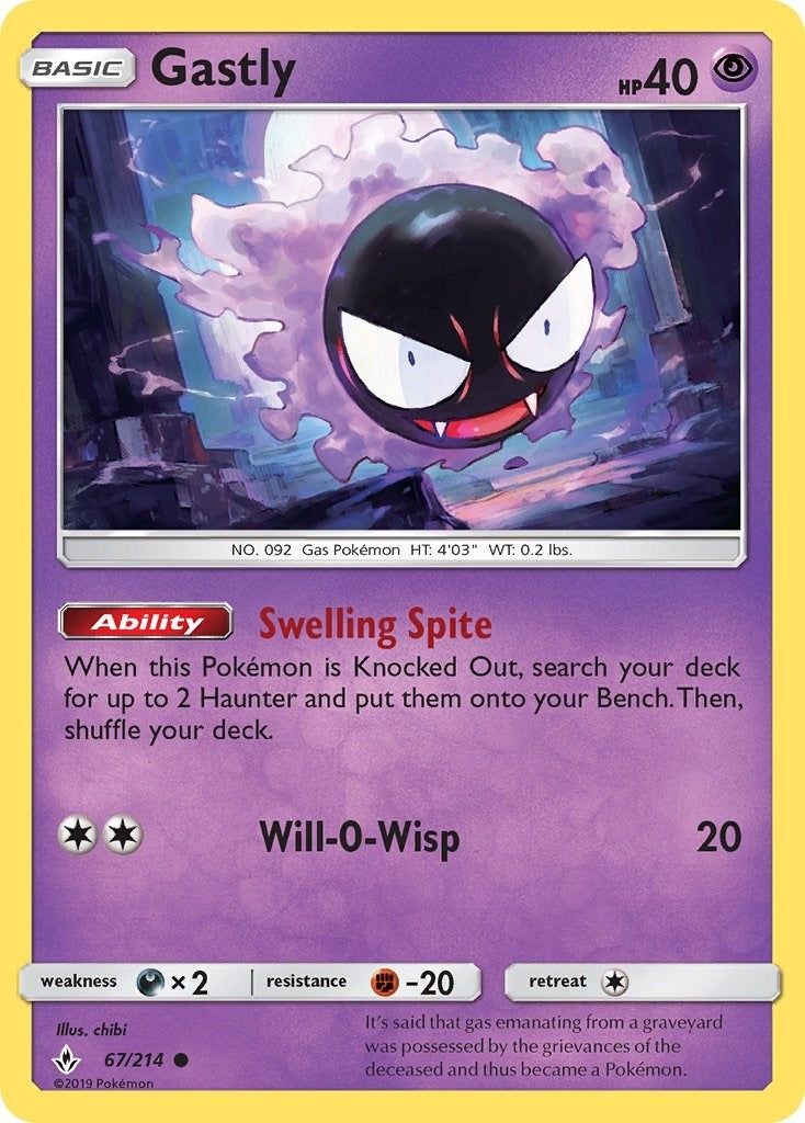 Gastly 67 (67/214) [SM10]