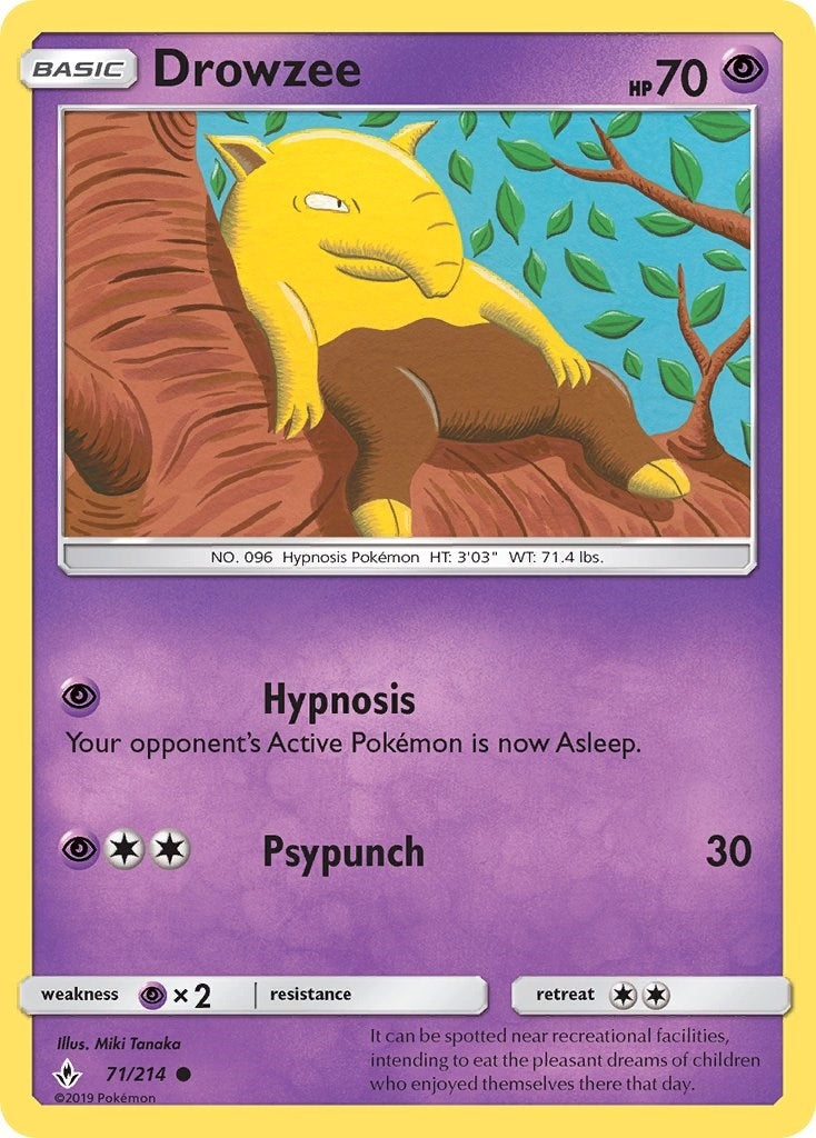 Drowzee (71/214) [SM10]