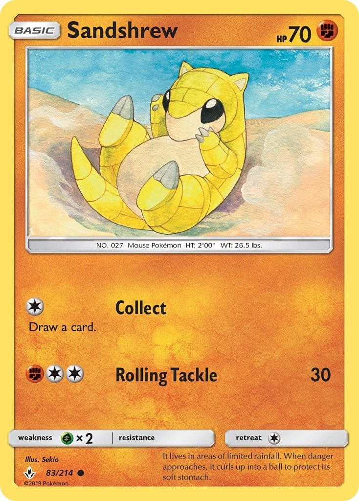 Sandshrew (83/214) [SM10]