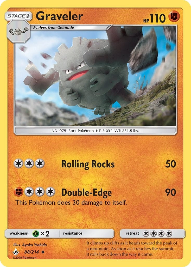 Graveler (88/214) (SM - Unbroken Bonds)