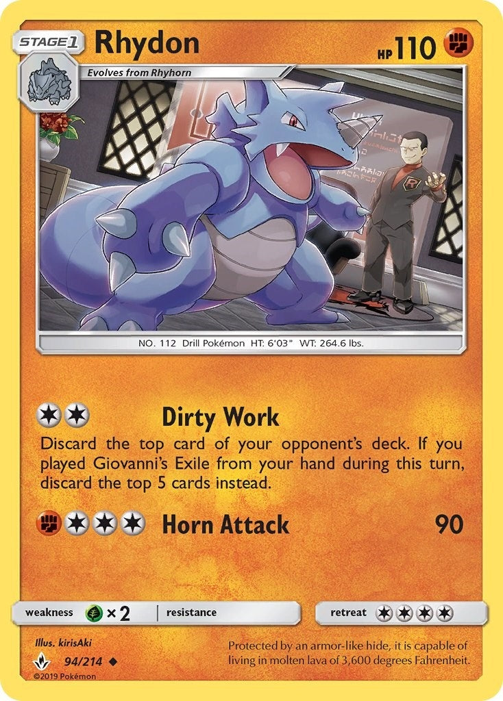 Rhydon (94/214) [SM10]