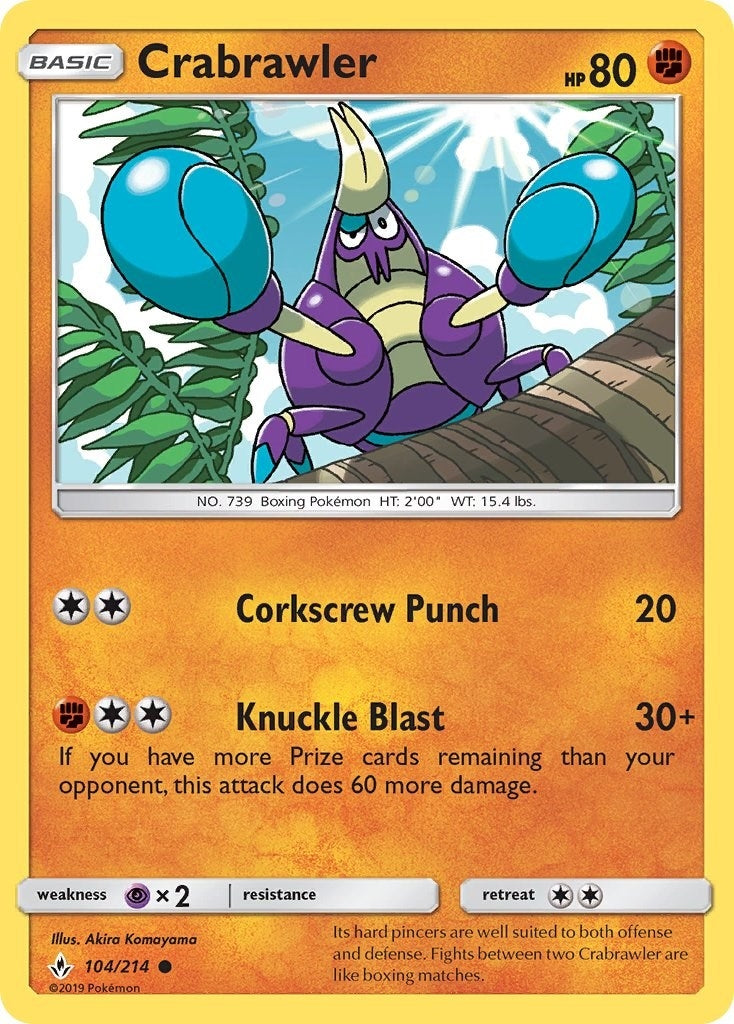 Crabrawler (104/214) [SM10]