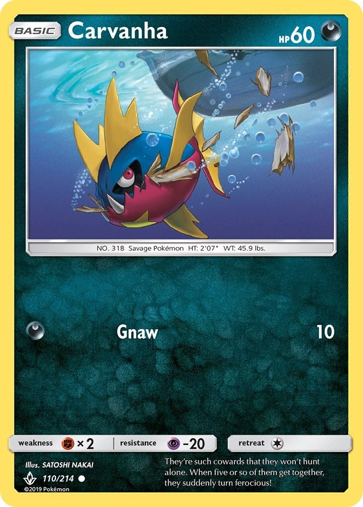 Carvanha (110/214) [SM10]