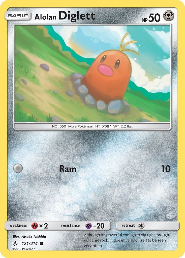 Alolan Diglett (121/214) [SM10]