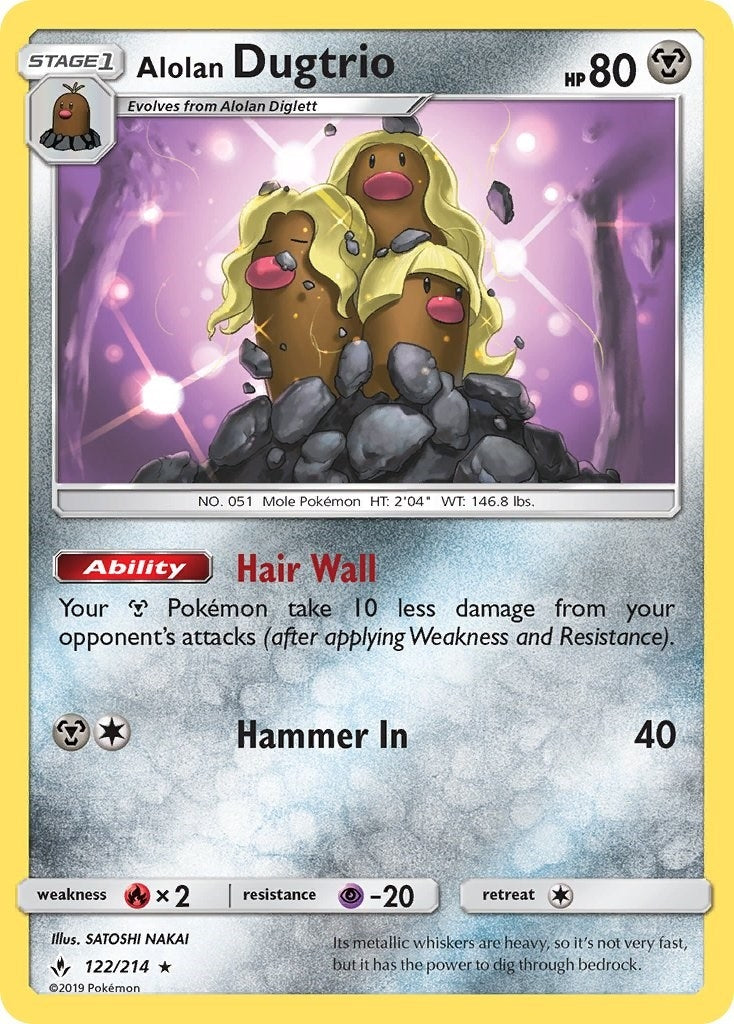 Alolan Dugtrio (122/214) [SM10]