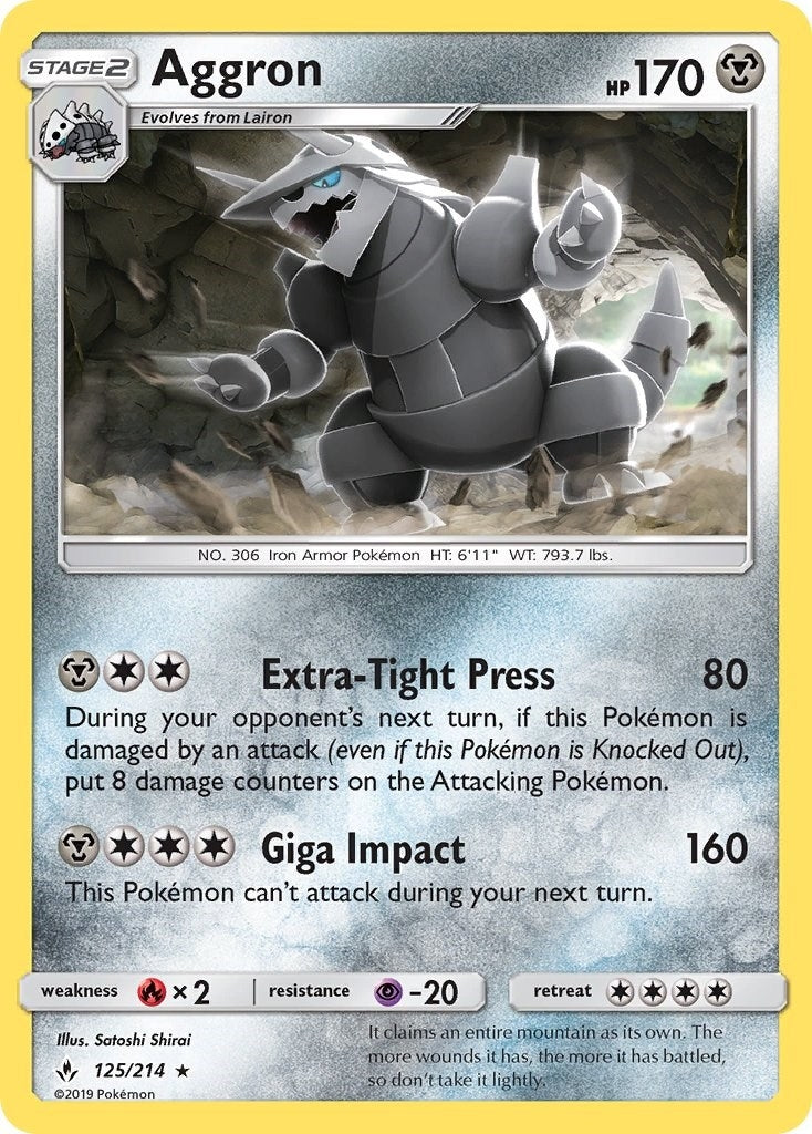Aggron (125/214) [SM10]