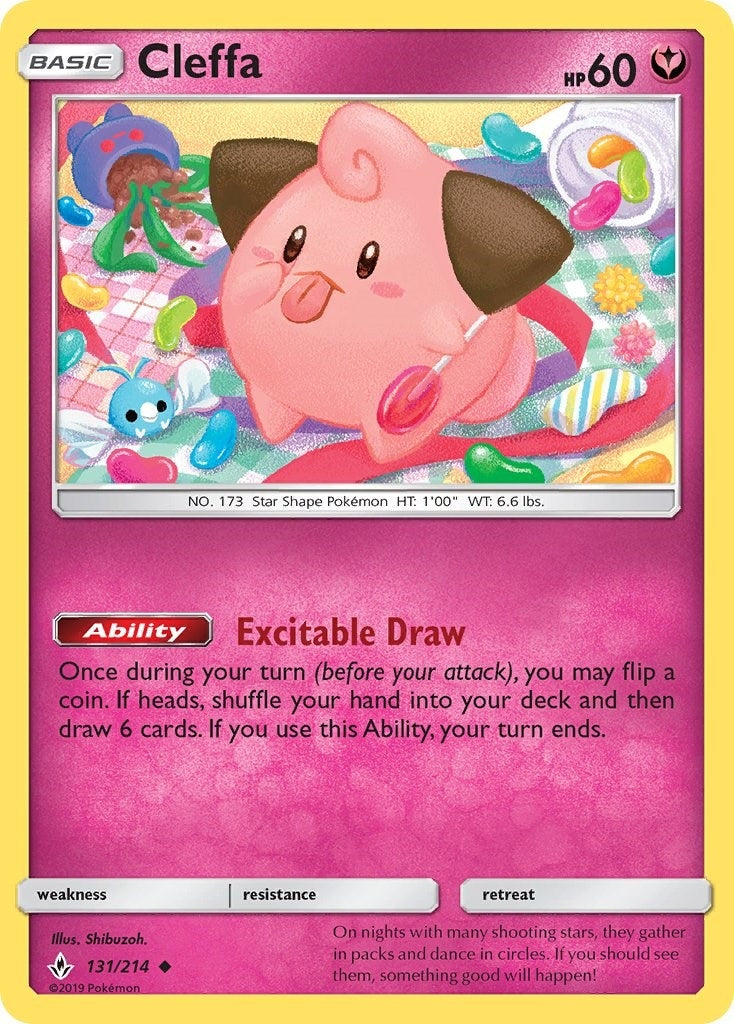 Cleffa (131/214) (SM - Unbroken Bonds)