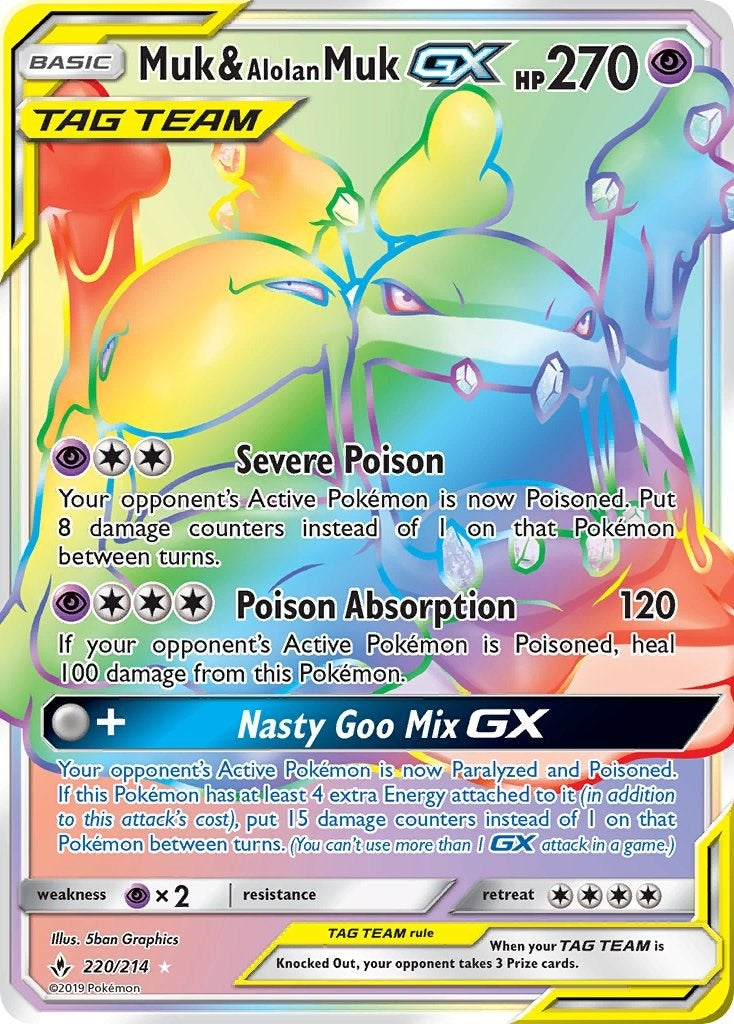 Muk and Alolan Muk GX Secret (220/214) [SM10]