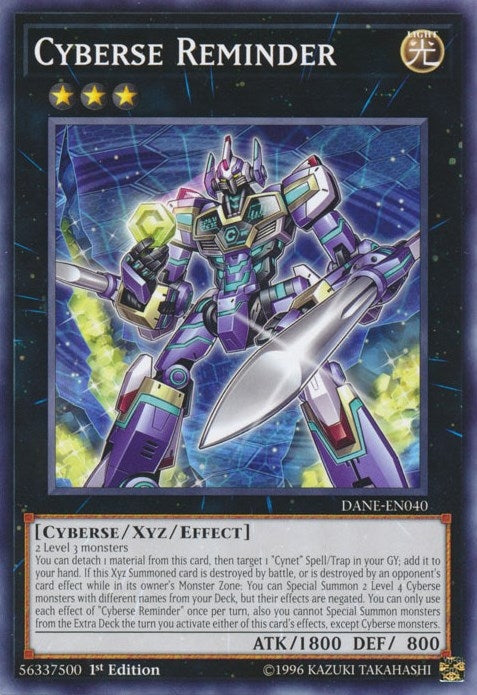 Cyberse Reminder (DANE-EN040) [DANE]