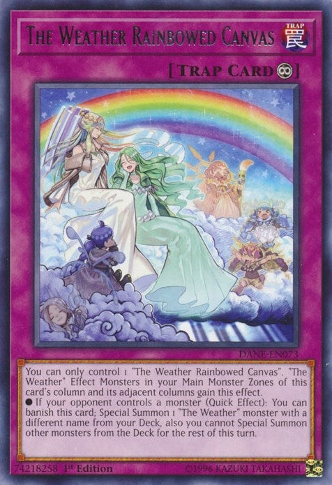 The Weather Rainbowed Canvas (DANE-EN073) [DANE]