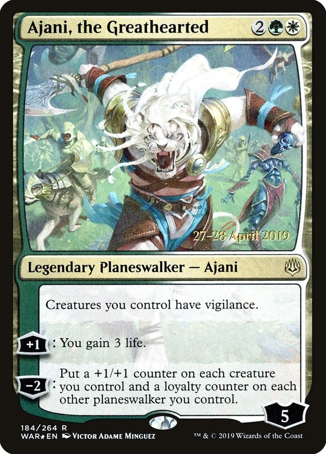 Ajani the Greathearted (184) [PRE]