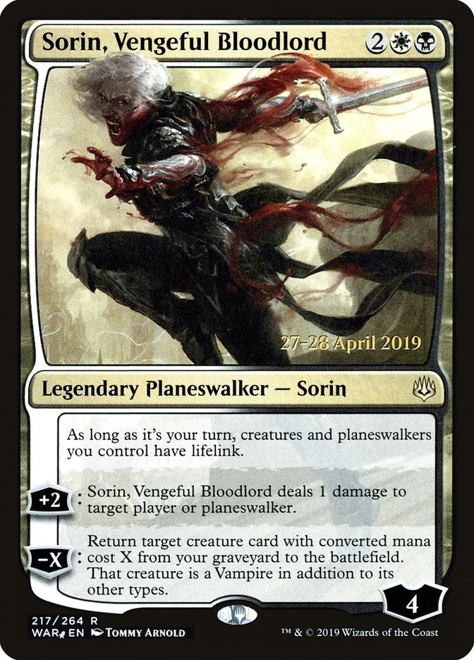 Sorin Vengeful Bloodlord (217) [PRE]