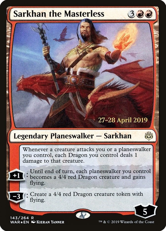 Sarkhan the Masterless (143) [PRE]