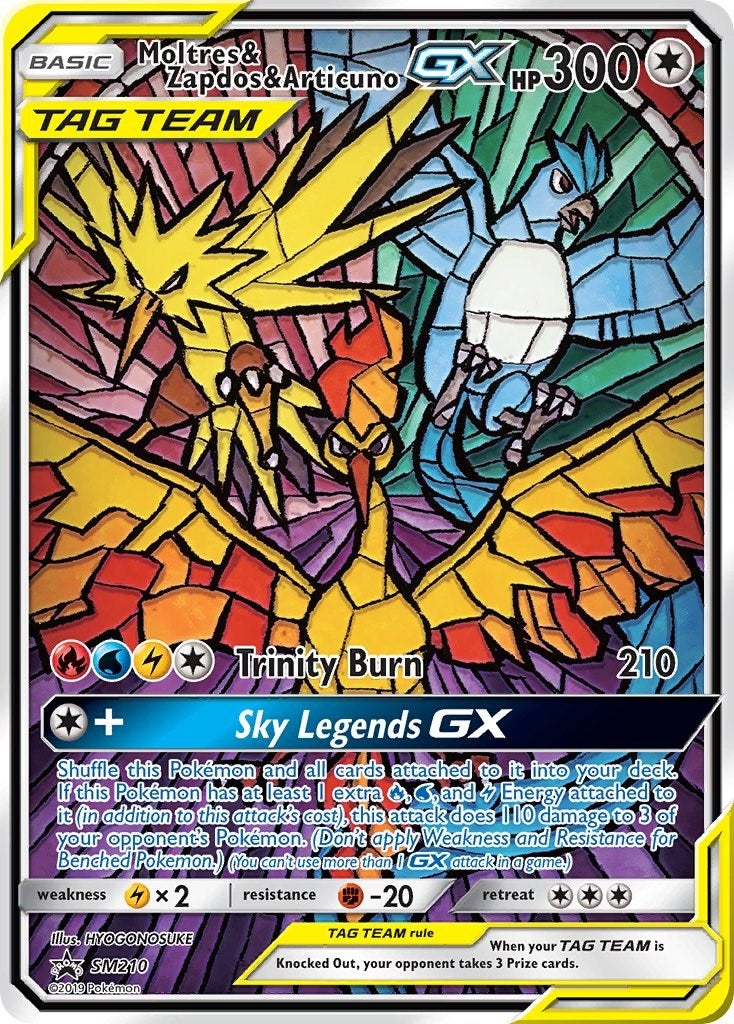 Moltres and Zapdos and Articuno GX (SM210) [SMP]