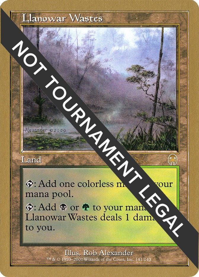 Llanowar Wastes 2001 Jan Tomcani APC [WCD]