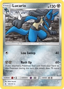 Lucario 126 214 SM Unbroken Bonds (126/214) [PR]