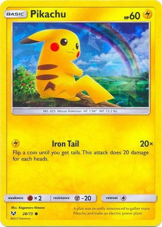 Pikachu 28 73 Cracked Ice Holo (028/073) [PR]