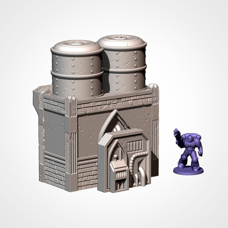 City Classic Ruins GW V11 3D printed terrain view 18
