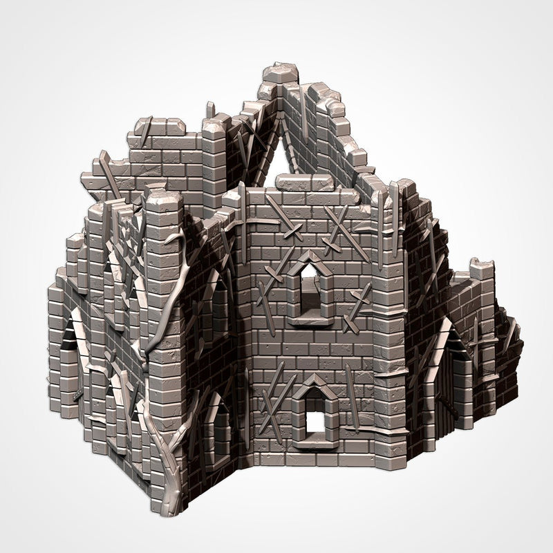 Cursed Fortress 3D printed terrain view 18