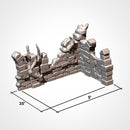 Abandoned Ruins GW 10th 3D printed terrain view 18
