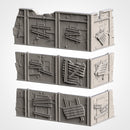 Post-Apocalyptic Ruins WTC Set 01 3D printed terrain view 18