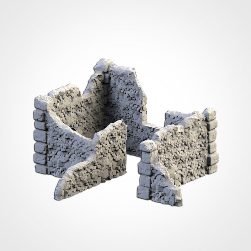Abandoned Town 3D printed terrain view 18