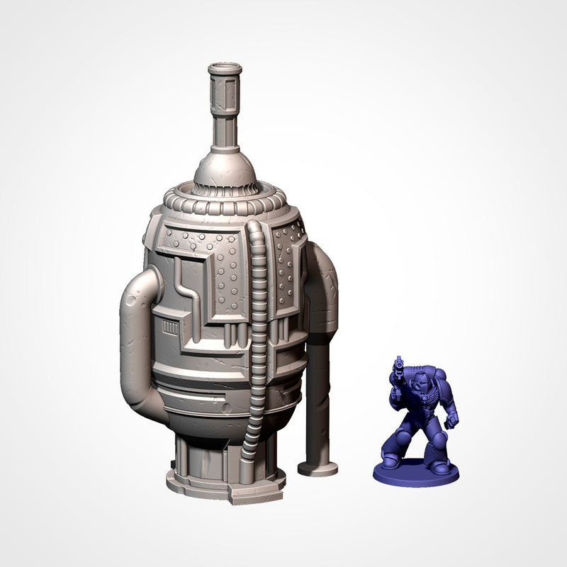 Industrial Sector 3D printed terrain view 18