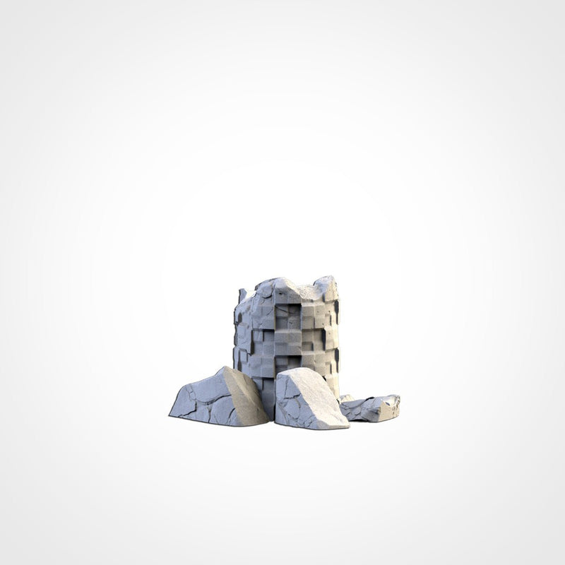 Nuclear Plants 3D printed terrain view 18