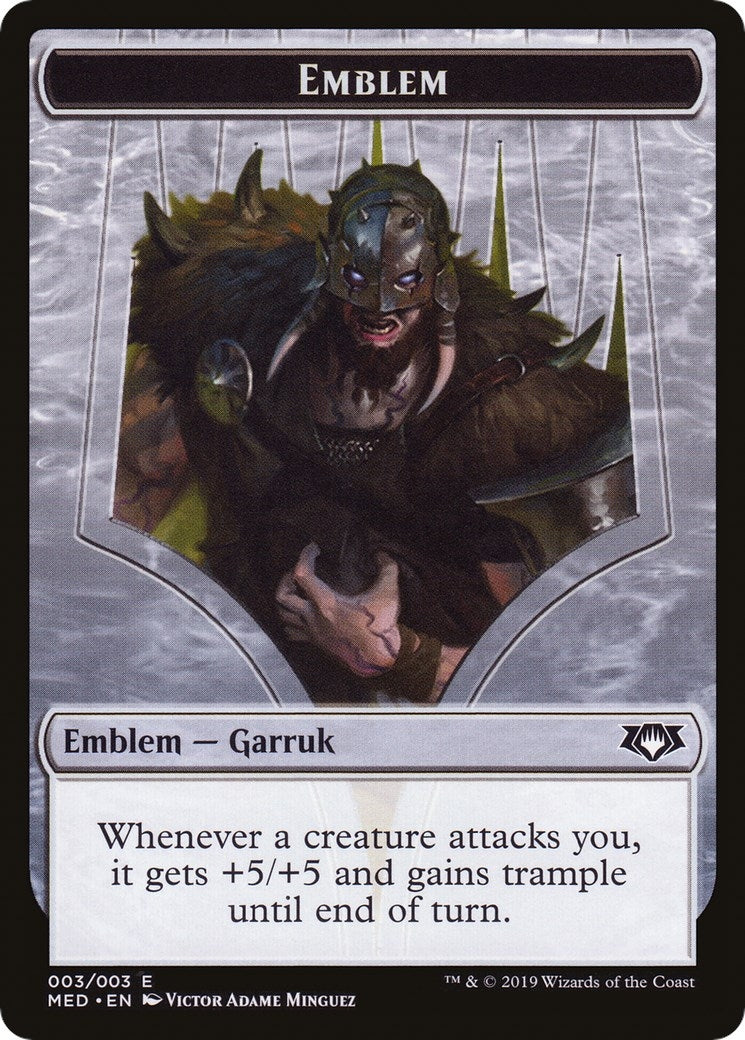 Emblem Garruk Apex Predator (3) [MED3]